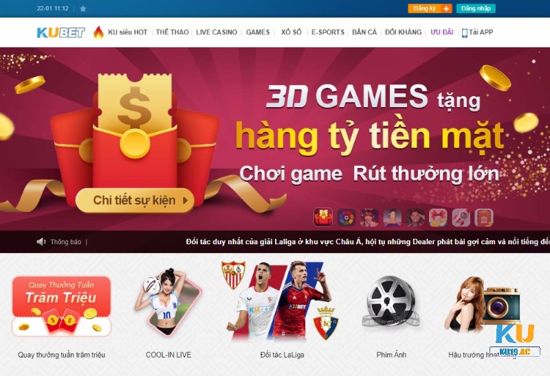 Truy cập KUBET bằng link chính thức và nhiều link dự phòng
